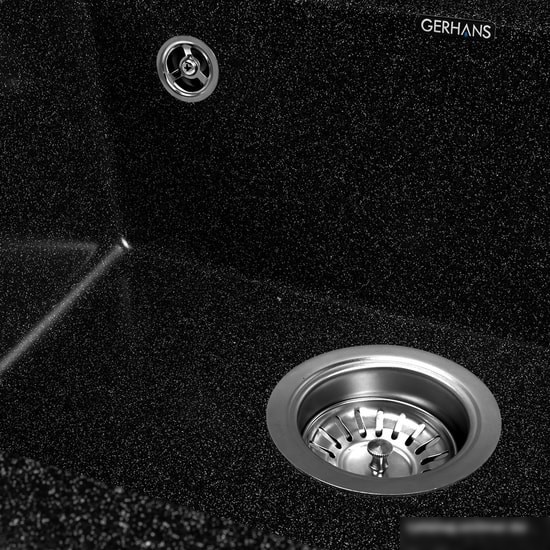 Кухонная мойка Gerhans A11 (черный) - фото товара