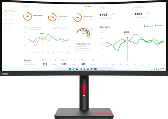 Монитор Lenovo ThinkVision T34w-30 63D4GAT1EU – изображение в каталоге