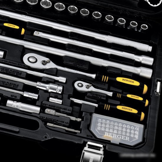 Универсальный набор инструментов Berger BG118-1214 (118 предметов) – фото товара