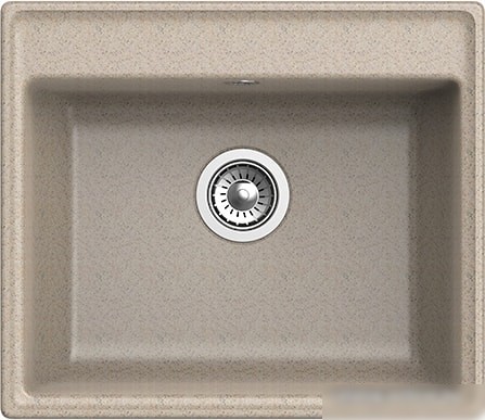 Кухонная мойка GranFest GF-V-580 (песочный) - фото товара