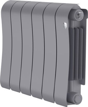 Биметаллический радиатор Royal Thermo Infinity 300 Silver Satin - 6 секций - изображение в каталоге