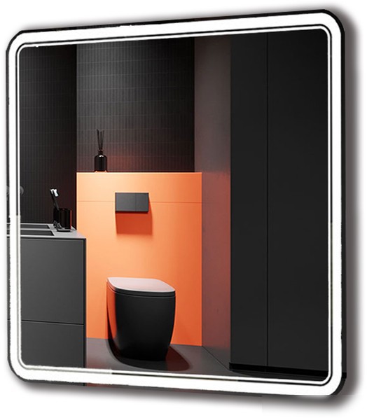 Пекам Зеркало Marta 2 90x60 marta2-90x60sp (с подсветкой, сенсором на прикосновение и подогревом) – фото товара