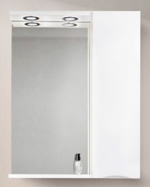 BelBagno Шкаф с зеркалом Marino-SPC-800/750-1A-BL-P-R (bianco lucido) – изображение в каталоге