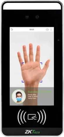 Биометрический терминал ZKTeco SpeedFace-V5L-RFID MF – изображение в каталоге