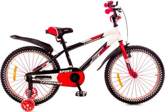 Детский велосипед Favorit Sport 20 SPT-20RD2 (черный/красный) – изображение в каталоге