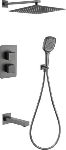 Душевая система Grocenberg GB5050 с термостатом (графит) - изображение в каталоге