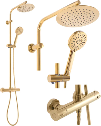 Душевая система Rea Bliss Gold REA-P8806 - изображение в каталоге