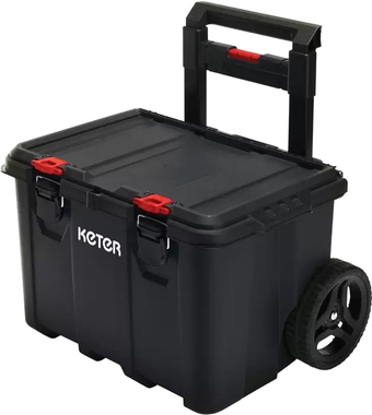 Ящик для инструментов Keter Stack'N'Roll Cart Black 17210777 – изображение в каталоге