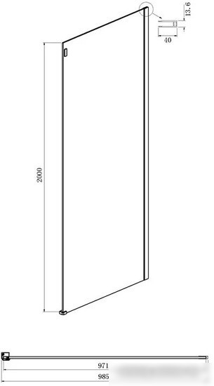 Душевой уголок Ambassador Benefit 120x100x200 19021201HB-100HB - фото товара