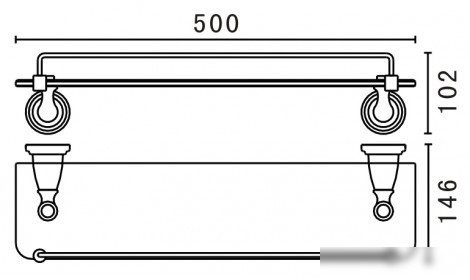 Art&Max Полка Bianchi AM-E-2611-Do – фото товара