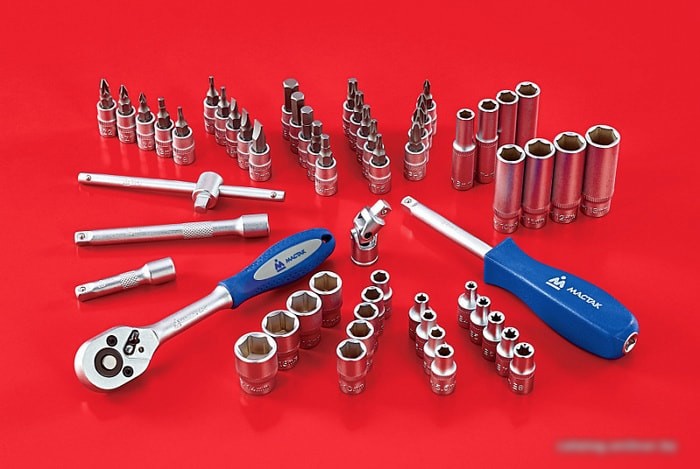 Универсальный набор инструментов Мастак 01-056C (56 предметов) – фото товара