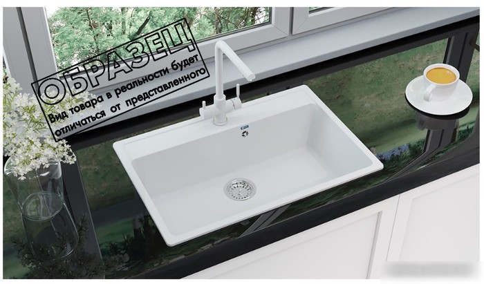 Кухонная мойка Ulgran U-600 (328 бежевый) - фото товара