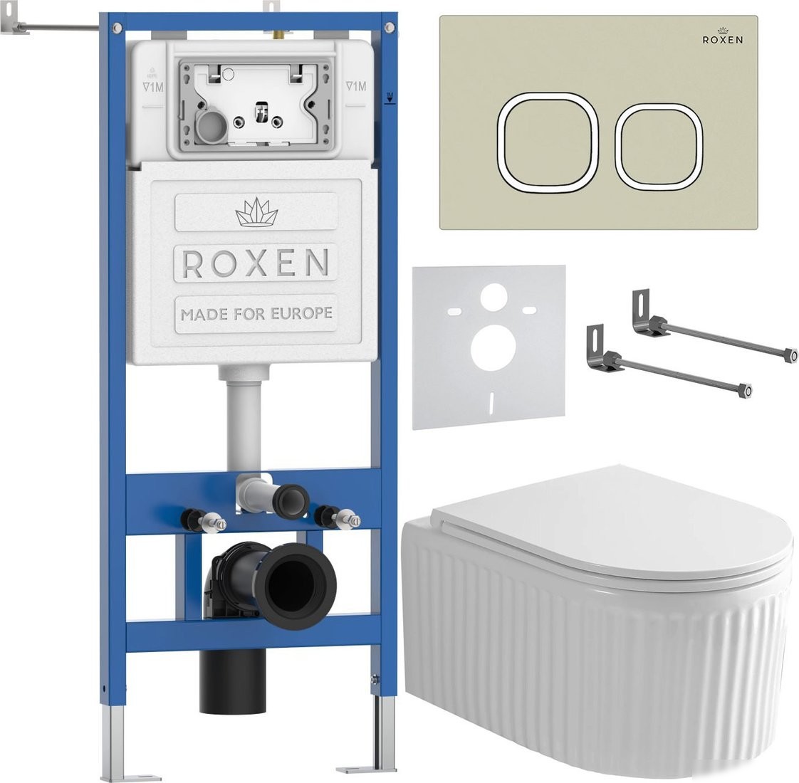 Унитаз подвесной Roxen StounFix Dual Fresh 968277 - фото товара