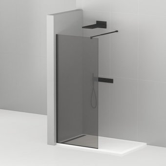 Душевая стенка Cezares LIBERTA-L-1-110-120-GR-NERO - изображение в каталоге