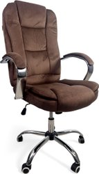 Офисное кресло Calviano Bravo (коричневый велюр) – изображение в каталоге