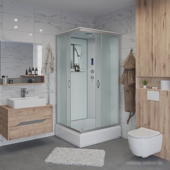 Душевая кабина Niagara NG-33984-14QP 90x80 (матовое стекло) - фото товара