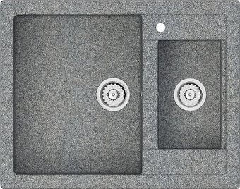 Кухонная мойка MARRBAXX Карельский камень модель 19/Q8 (темно-серый) - изображение в каталоге