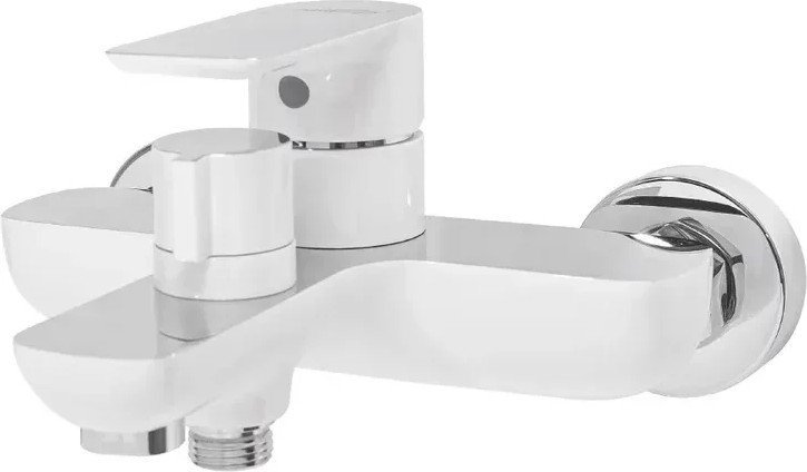 Комплект смесителей Hansberge H7099 (белый хром) - фото товара