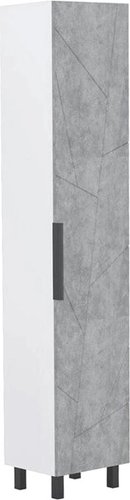 Mixline Шкаф-пенал для ванной Гранд-40 555359 (бетон) – изображение в каталоге