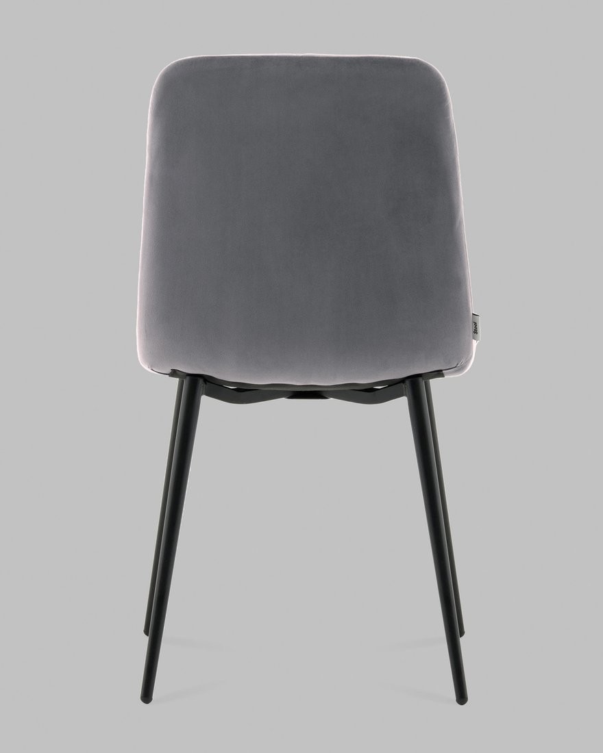 Стул Stool Group Одди Diamond AV 443-Cblst-KP3-9005 (велюр серый) – фото товара