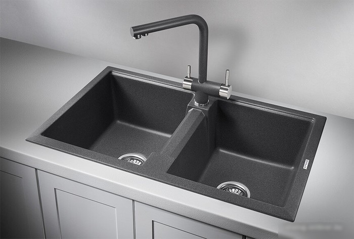 Кухонная мойка Granula GR-8101 (графит) - фото товара