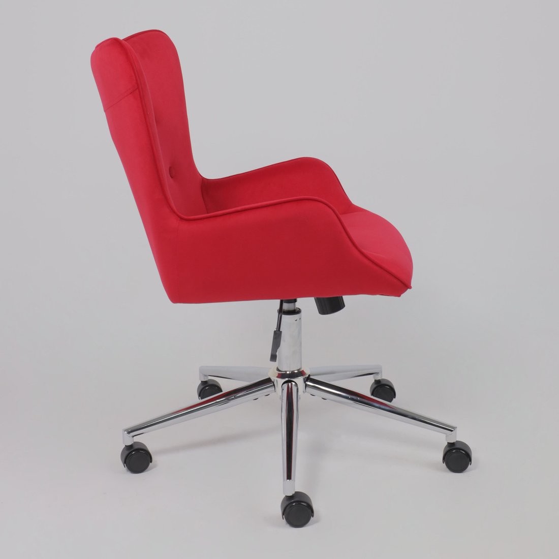 Офисное кресло AksHome Bella chrome Seven 313 (велюр/фуксия) – фото товара