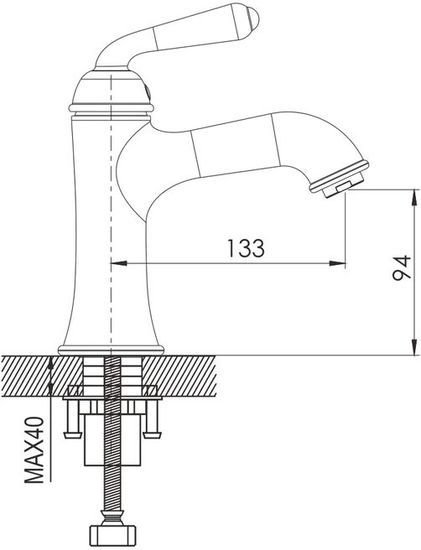 Смеситель Rose R0201Q - фото товара