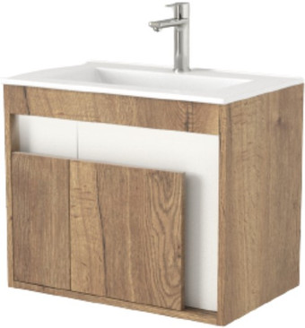 Дабер Тумба под умывальник 016 WeltWasser Deilbach 7517-60 Т16.6W.0.21_light (с подсветкой, дуб галифакс/белый) – изображение в каталоге