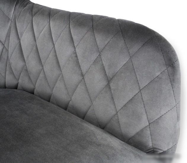 Стул с подлокотниками Sheffilton SHT-ST38/S128 (угольно-серый/хром/белый муар) – фото товара