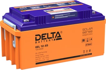 Аккумулятор для ИБП Delta GEL 12-65 (12В/65 А·ч) – изображение в каталоге