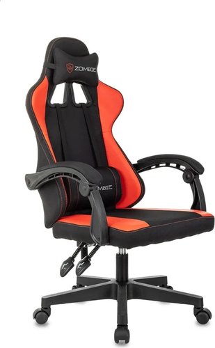 Игровое (геймерское) кресло Бюрократ Zombie Rudger (черный/красный) – изображение в каталоге