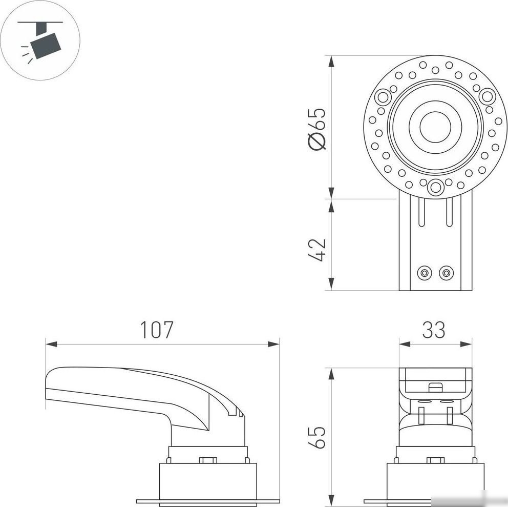 Светильник Arlight MS-Rialto-Trimless-R40-9W Day4000 047772 – фото товара