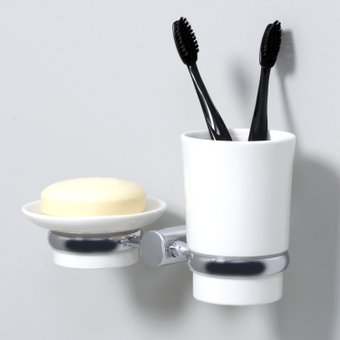 Держатель для мыльницы и стакана Wasserkraft K-28226 – изображение в каталоге