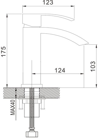 Смеситель Rose R1501T - фото товара