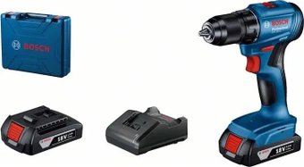 Дрель-шуруповерт Bosch GSR 185-LI Professional 06019K3080 (с 2-мя АКБ, кейс) – изображение в каталоге