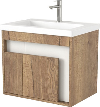 Дабер Тумба под умывальник 016 Тобага/Эридан/Артвин 60 Т16.6Т.0.21 (дуб галифакс/белый) – изображение в каталоге