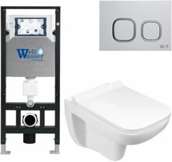 Унитаз WeltWasser Amberg 506+Kehlbach 004 GL-WT+Amberg RD-WT - изображение в каталоге