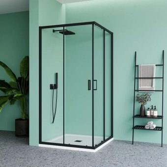 Душевая стенка Benetto BEN_901_BL_C 1950x900x900 - изображение в каталоге
