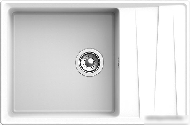 Кухонная мойка GranFest GF-LV-760L (иней) - фото товара