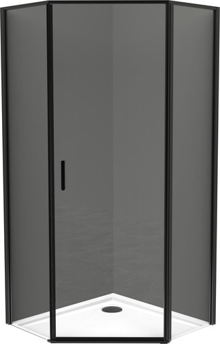 Душевой уголок BelBagno UNO-195-P-1-90-C-NERO - изображение в каталоге