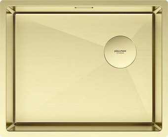 Кухонная мойка Paulmark Next-Skew 54 UNI PM885444-LG (золото/светлое золото) - изображение в каталоге