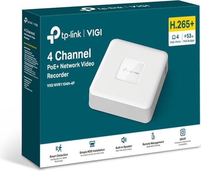 Сетевой видеорегистратор TP-Link NVR1104H-4P – фото товара
