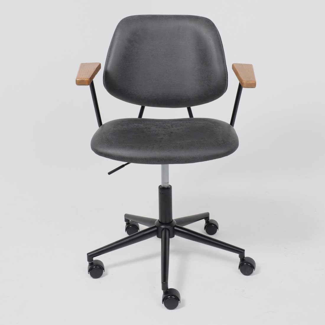 Офисное кресло AksHome Trix (экокожа винтажный черный Watusi 16/черный) – фото товара