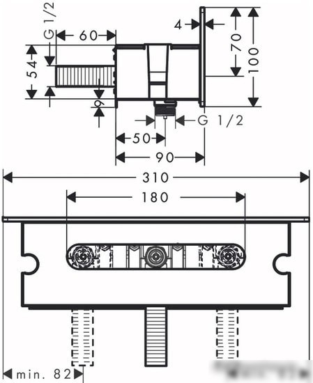 Шланговое подключение Hansgrohe Fixfit 26456400 - фото товара