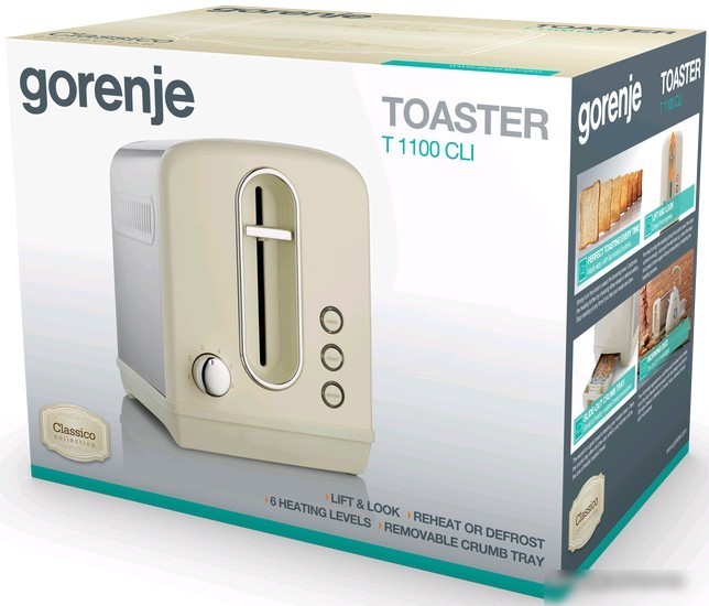 Тостер Gorenje T1100CLI – фото товара