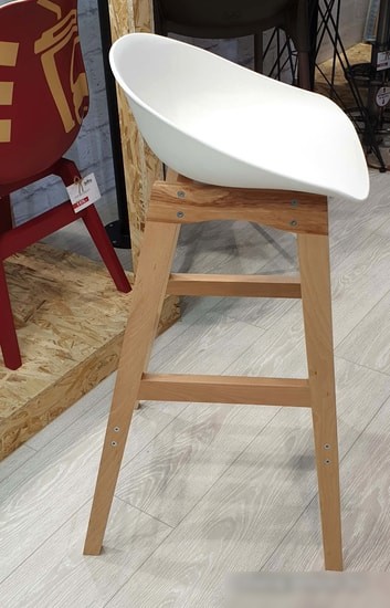 Стул Sheffilton SHT-ST19/S65 (белый/прозрачный лак) – фото товара