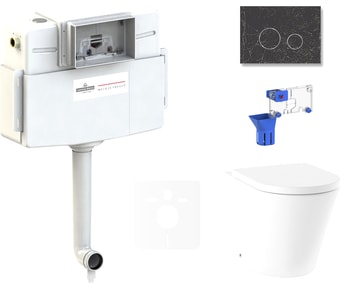 Унитаз Lavinia Boho Relfix Biore 5 в 1 87551049 (greek black искусств. камень) - изображение в каталоге