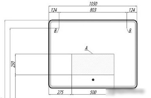 Акватон Зеркало Шерилл 105 1A206402SH010 – фото товара