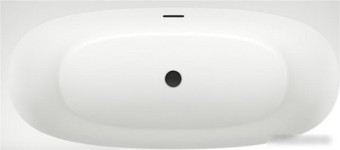 Ванна Wellsee Belle Spa 2.0 170x75 235805003 (пристенная ванна (левая) белый глянец, экран, каркас, сифон-автомат матовый черный) - фото товара