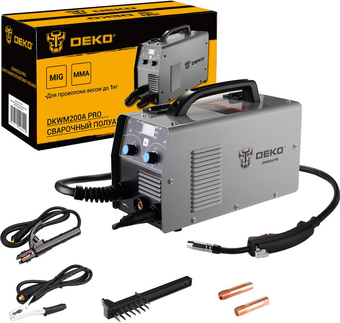 Сварочный инвертор Deko DKWM200A PRO 051-4686 – изображение в каталоге